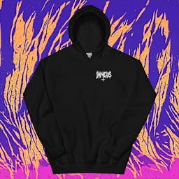 Pious pullover hoodie - unisex-heavy-blend-hoodie-black-front-65f8728fd876e